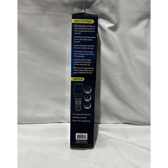 IZZO Golf‎ Lite4Nite Golf Balls. Kit includes UV flashight, 3 golf balls - Picture 4 of 6